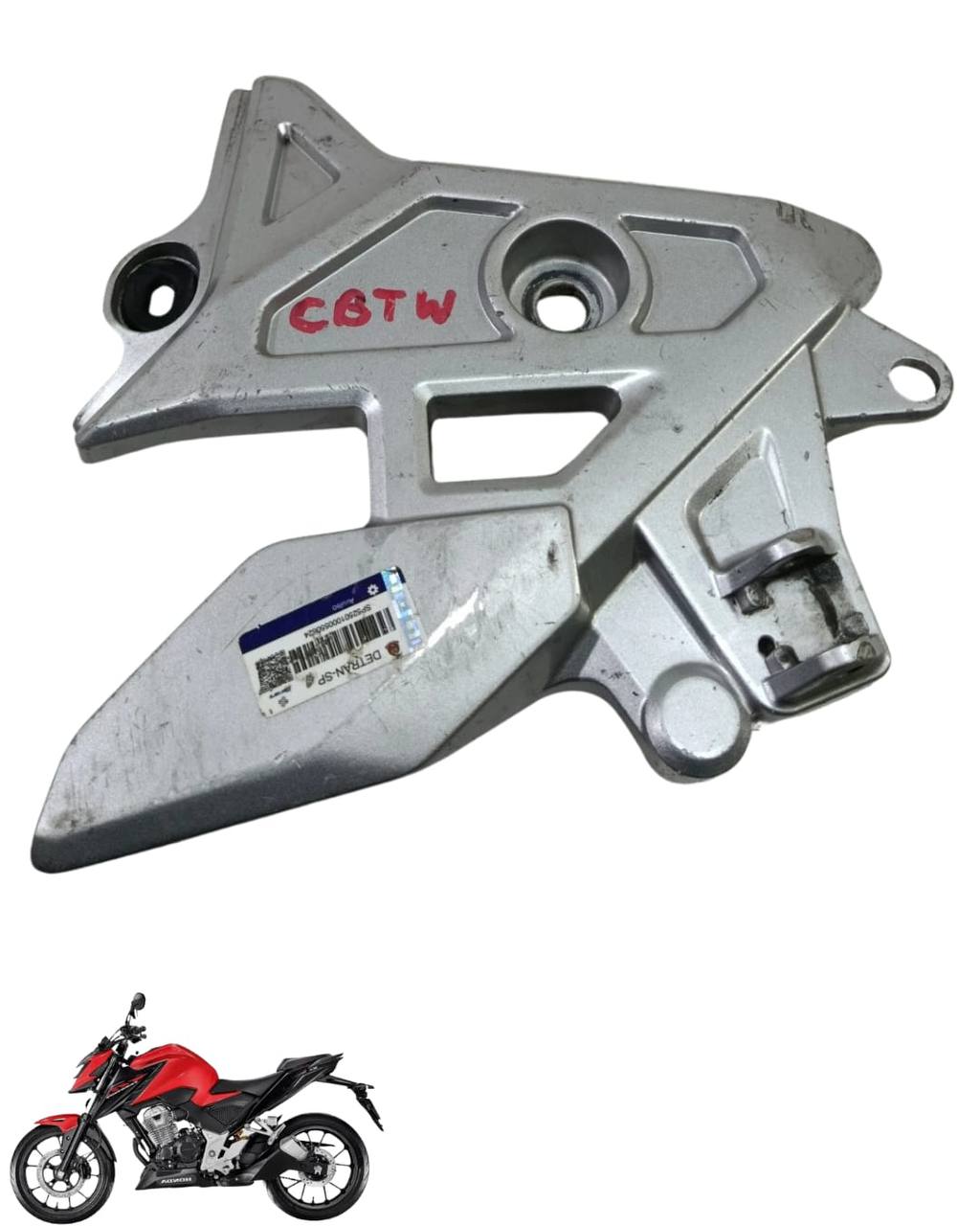 Suporte Pedaleira Direita Bacalhau Cb 300 F 2025 9727