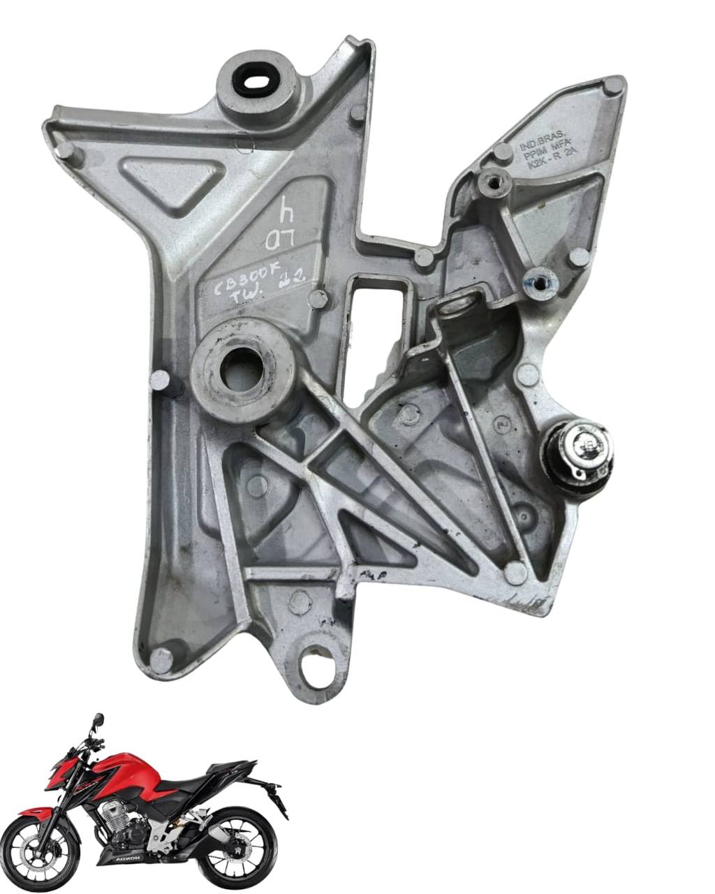 Suporte Pedaleira Direita Bacalhau Cb 300 F 2025 9727 2