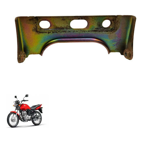 Suporte Paralama Traseiro Honda Cg 125 2009 Original 4621 Dourado