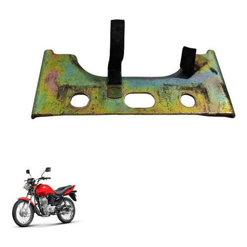 Suporte Paralama Traseiro Honda Cg 125 2009 Original 4621 Dourado 5