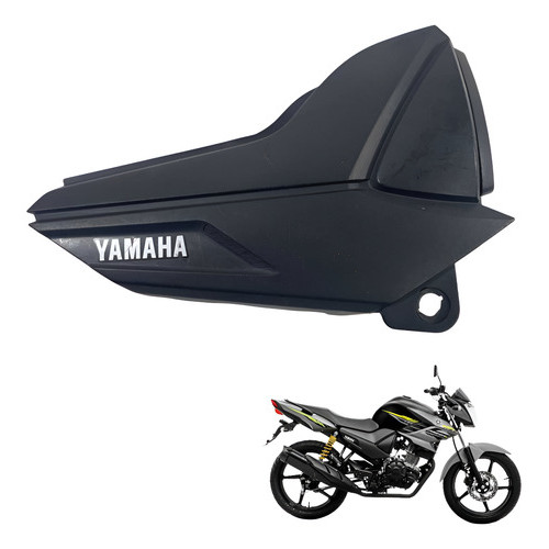 Tampa Lateral Direita Original Yamaha Factor 150  Usado -734 Preto