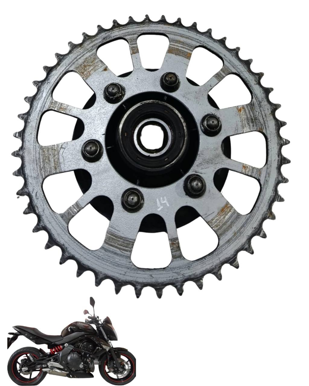 Suporte coroa  Kawasaki ER-6N 2010 a 2012 9352