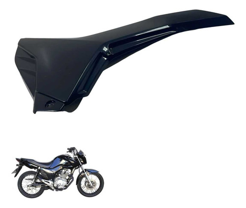 Tampa Lateral Direita Honda Cg 150 2015 Preto Original -4221 3