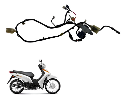 Chicote Fiação Principal Honda Biz 100 Ks 2014 Original-1182