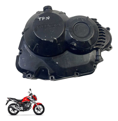 Tampa Embreagem Honda Cg 160 Titan Fan Cargo Original  -2871 Preto 8