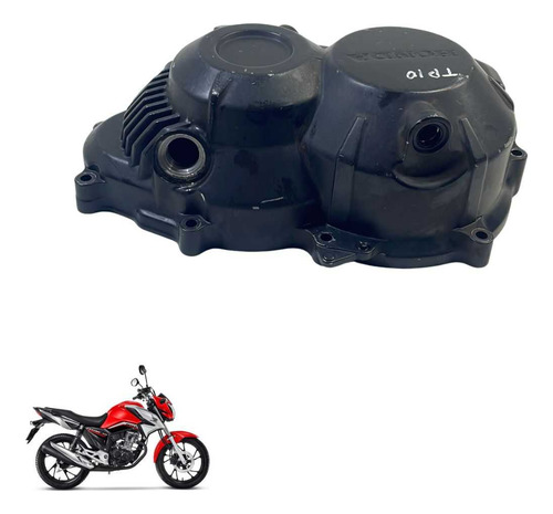 Tampa Embreagem Honda Cg 160 Titan Fan Cargo Original  -2871 Preto 9