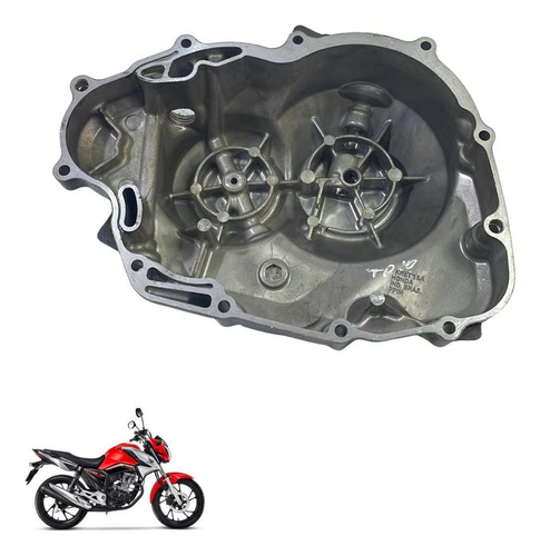 Tampa Embreagem Honda Cg 160 Titan Fan Cargo Original  -2871 Preto 10