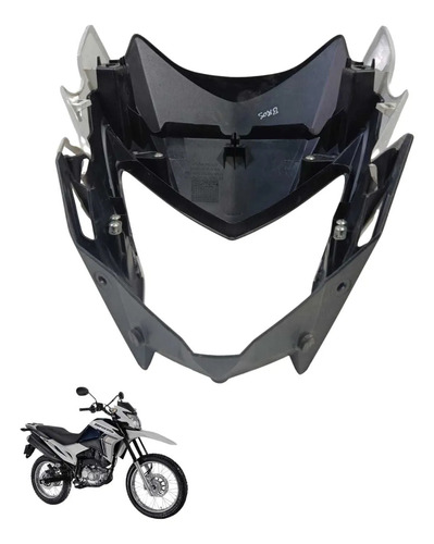 Carenagem Frontal Honda Nxr Bros 160 2022 2024 Preto 4