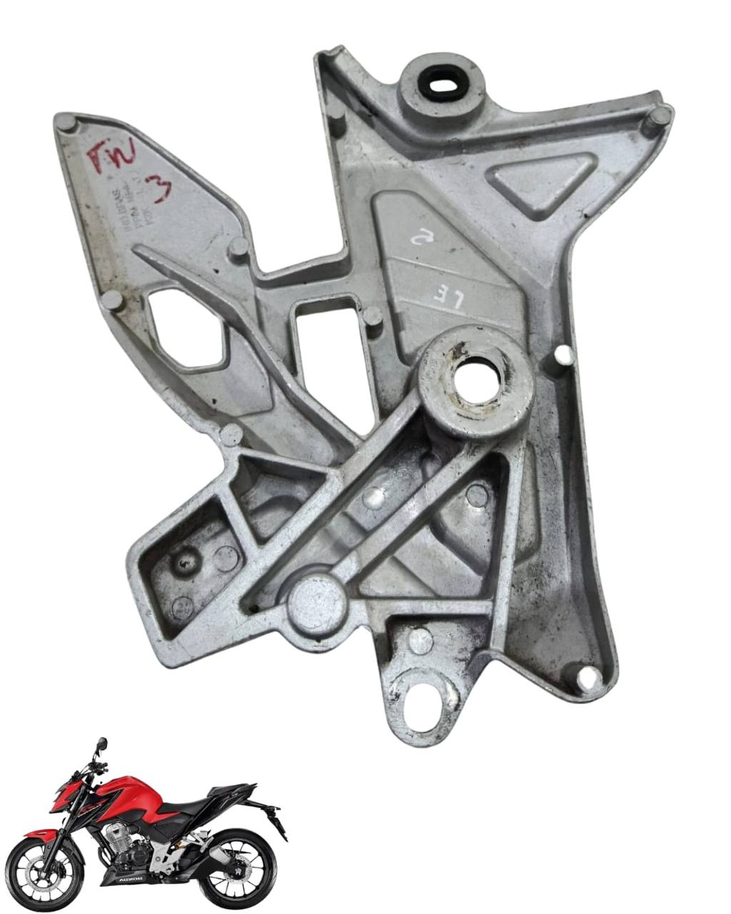 Suporte Pedaleira Esquerda Bacalhau Cb 300 F 2025 9731 2
