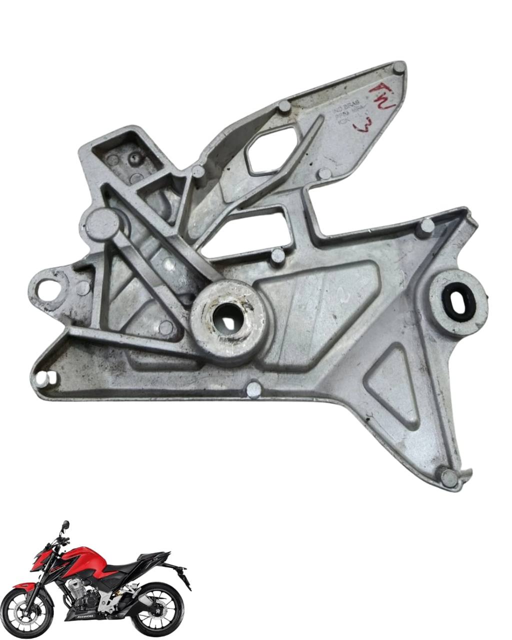 Suporte Pedaleira Esquerda Bacalhau Cb 300 F 2025 9731 3