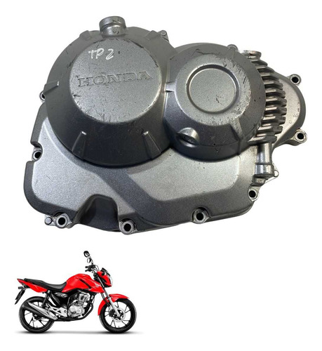 Tampa Embreagem Honda Cg 160 Titan Fan Start Original -2879 Cinza