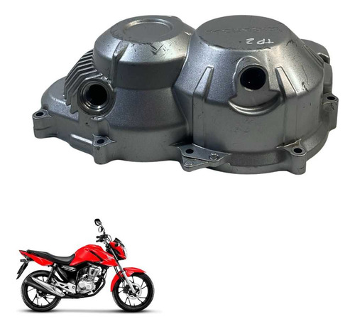 Tampa Embreagem Honda Cg 160 Titan Fan Start Original -2879 Cinza 3