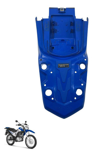 Carenagem Rabeta Traseira Honda Nxr Bros 160 Azul  -4316