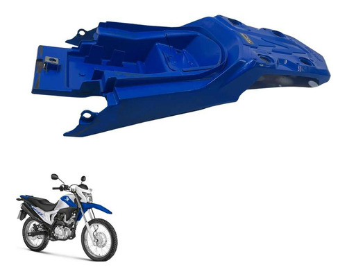 Carenagem Rabeta Traseira Honda Nxr Bros 160 Azul  -4316 3