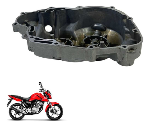 Tampa Embreagem Honda Cg 160 Titan Fan Start Original  -2883 Prata 2