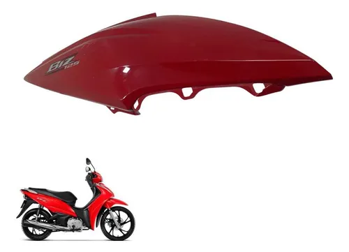 Tampa Lateral Direita Honda Biz 125 2018 Vermelho -3583 Vermelho 7