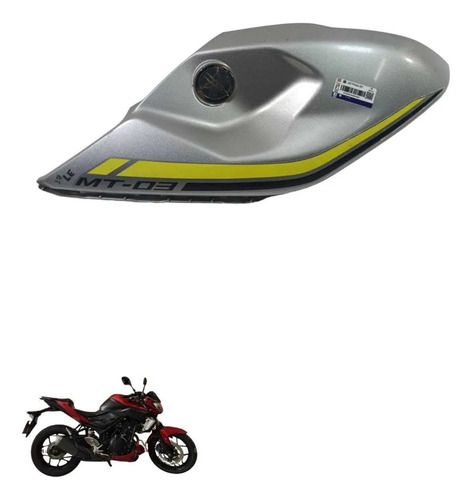 Carenagem Lateral Esquerda Yamaha Mt 03 2017 8318 Cinza