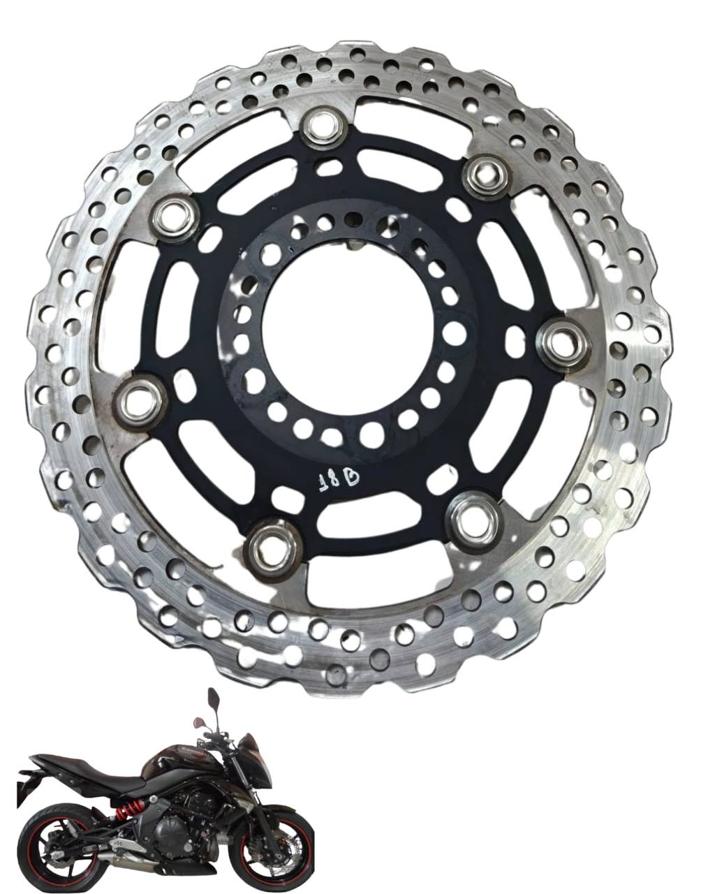 Disco Freio Dianteiro Kawasaki Er-6n 2010 2012 9357 3