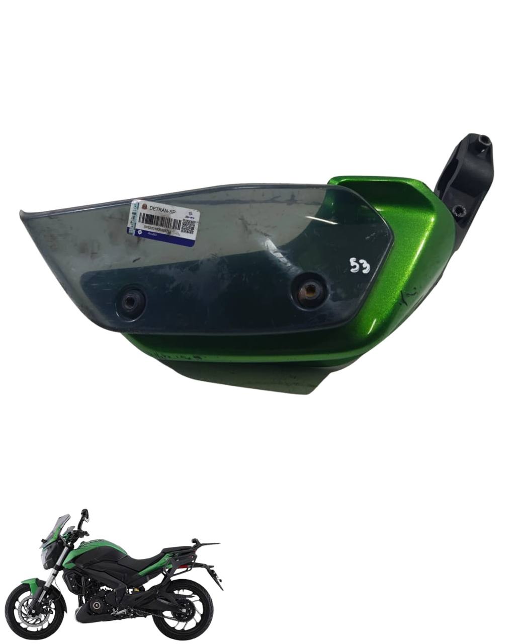 Protetor Mão Direita Bajaj Dominar 400 2023/2025 9487 3