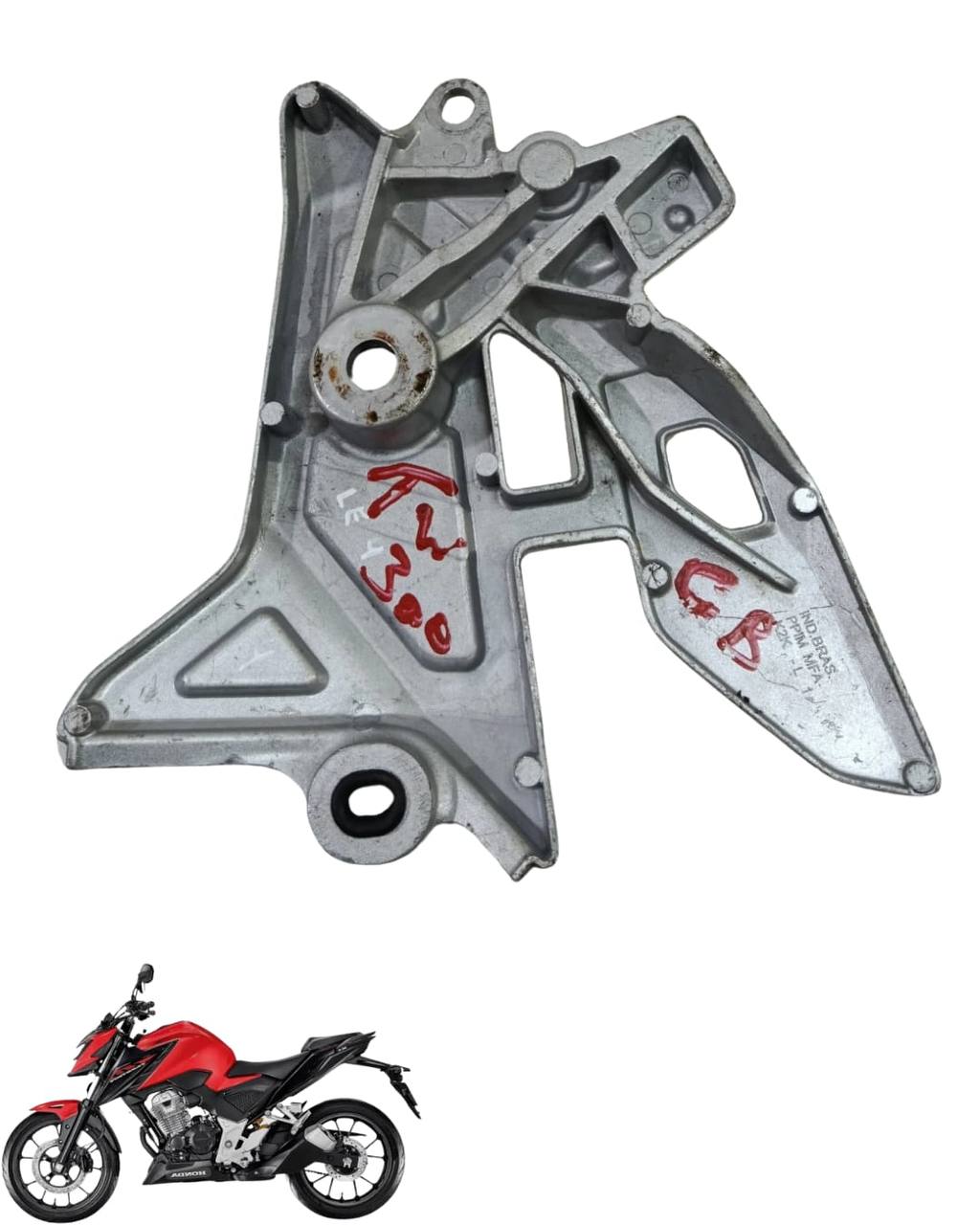 Suporte Pedaleira Esquerda Bacalhau Cb 300 F 2025 9733 4