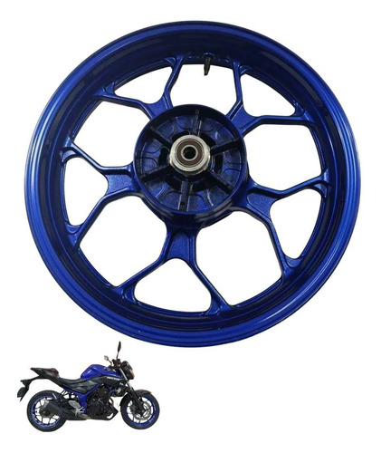Roda Traseira Yamaha Mt 03 2020 8067 Azul 5