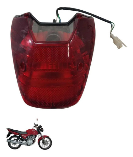 Lanterna Cg 150 Titan 2004 2008 8433 Ambos Lados Vermelho