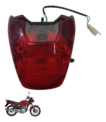 Lanterna Cg 150 Titan 2004 2008 8433 Ambos Lados Vermelho 2