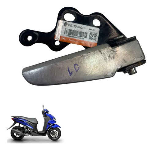 Pedaleira Traseira Direita Yamaha Fluo Original    -2623