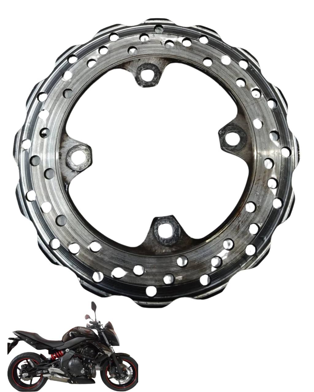 Disco Freio Traseiro Kawasaki Er-6n 2010 2012 9358