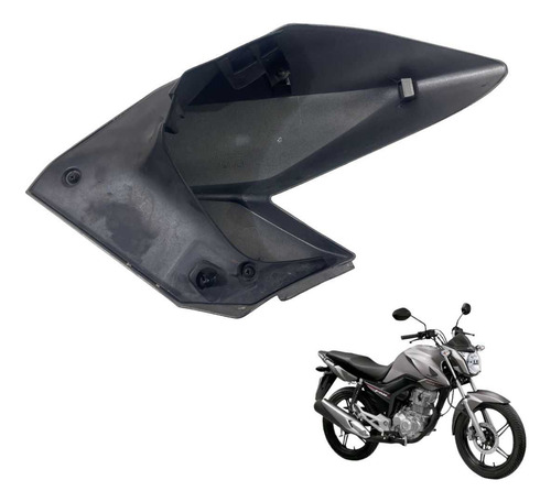 Aba De Tanque Lado Direito Honda Fan 2020 Prata Usado -768 2