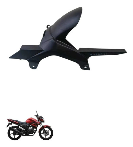 Para-lama Traseiro Yamaha Fazer 150 2023/2024 7921 Traseira