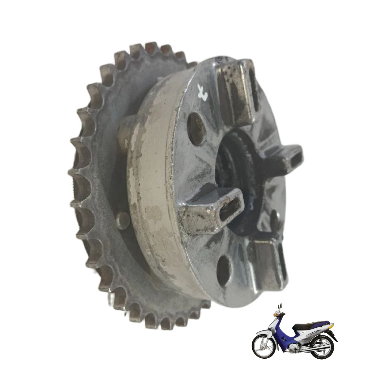 Flange da coroa Biz 100 1998/2004 14122