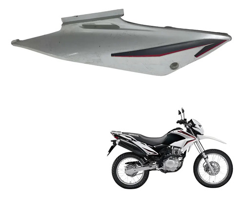 Rabeta Traseira Lad Direito Honda Bros 150 Usado Branca -770 Branco