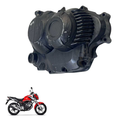 Tampa Embreagem Honda Cg 160 Titan Fan Cargo Original  -2868 Preto 7