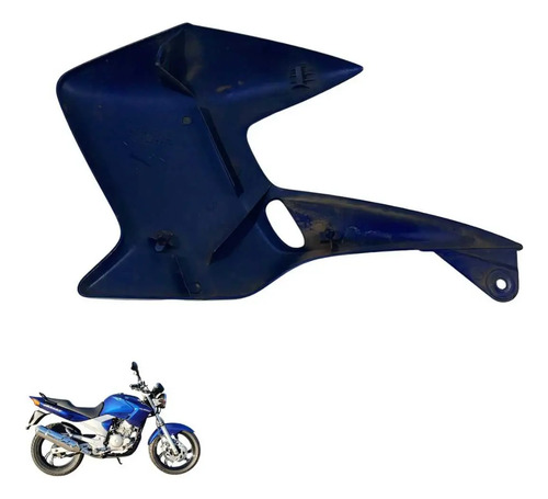 Carenagem Aba Tanque Direita Yamaha Fazer 250 2008 Azul-4227 4