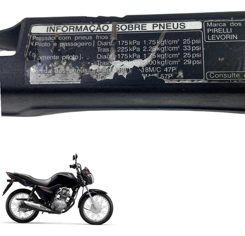Capa Corrente Honda  CG 125I 2018 Original -1474 4