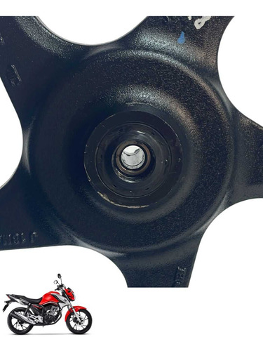 Roda Dianteira Honda Cg 160 Original Preta -4214 3