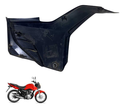 Carenagem Lateral Esquerda Honda Cg 160 Original   -2717 Preto 8