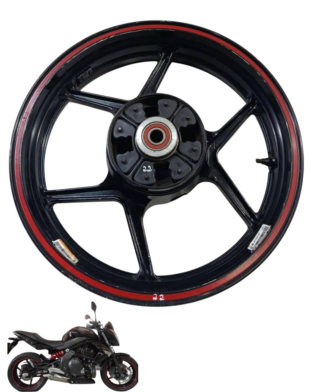Roda Traseira Kawasaki ER-6N 2010 a 2012 9361 4