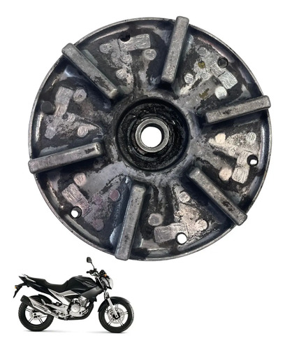 Suporte Coroa Yamaha Fazer Ys 250 2012 Original Preto 10