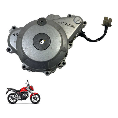 Tampa Estator Honda Cg 160 Fan Titan Cargo Start Prata -3297 Prata