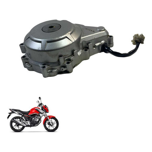 Tampa Estator Honda Cg 160 Fan Titan Cargo Start Prata -3297 Prata 8