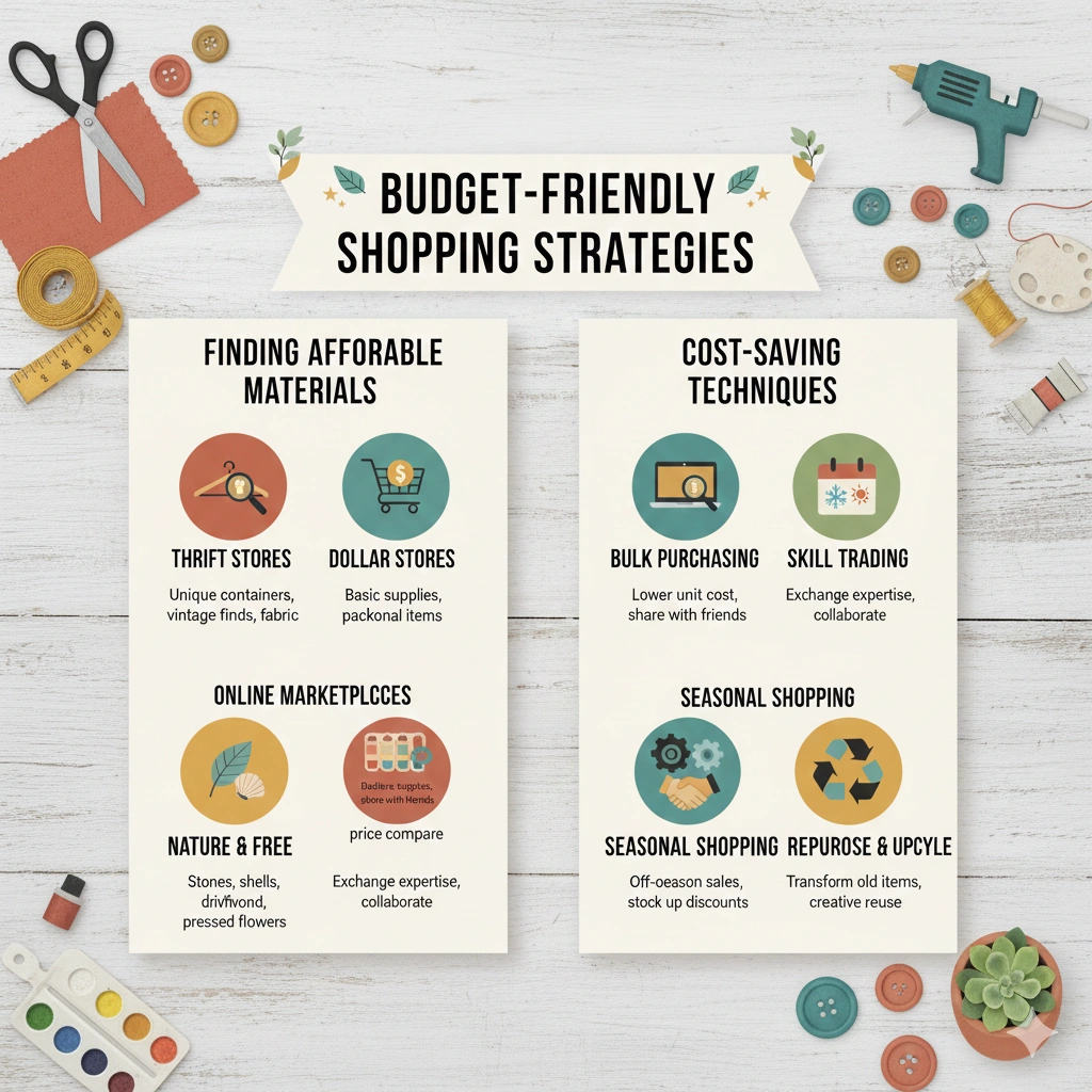 Budget friendly shopping strategies- infographics