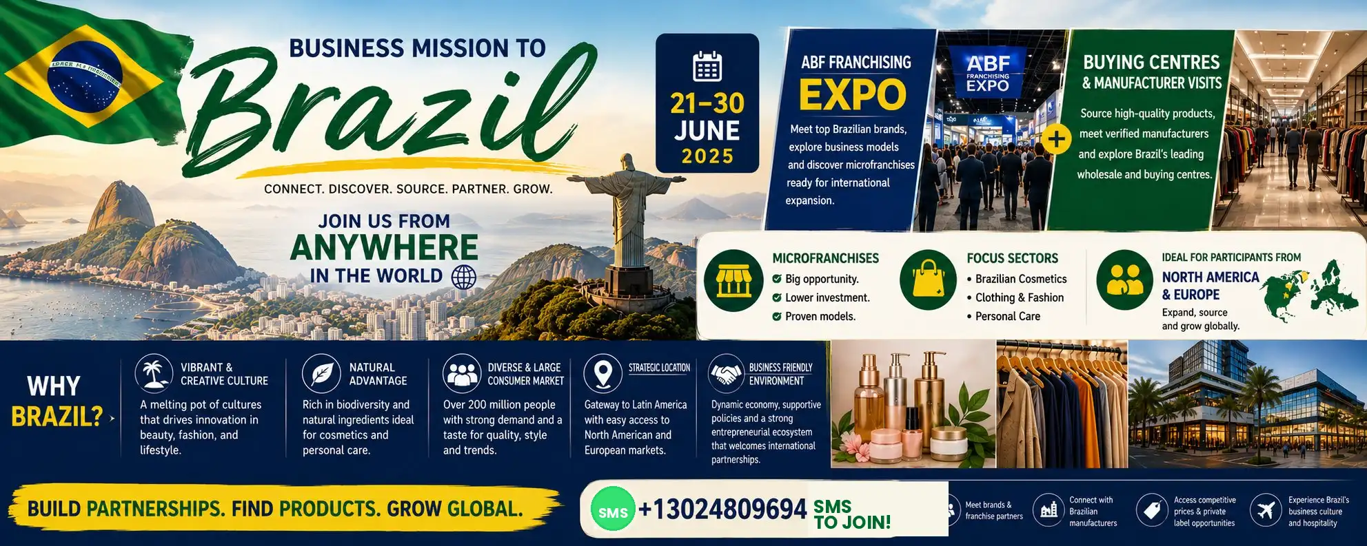 Brazil Business Mission — OsheR Collective — OsheR Collective — OsheR Collective — OsheR Collective — OsheR Collective — OsheR Collective — ABF Franchising Expo, June 21–30