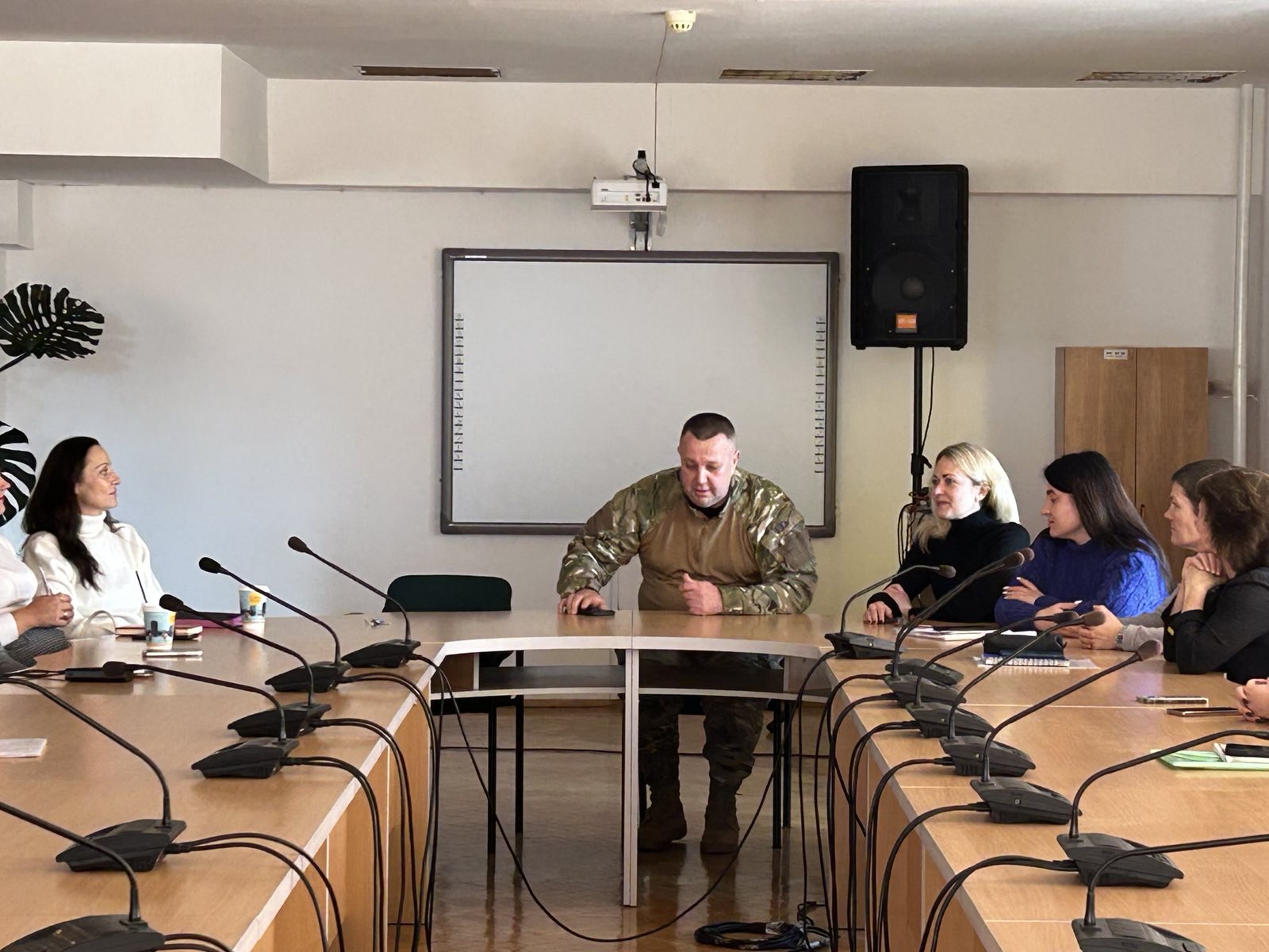 На факультеті психології – зустріч із військовим і магістрантом Вольдемаром Шлотгауером