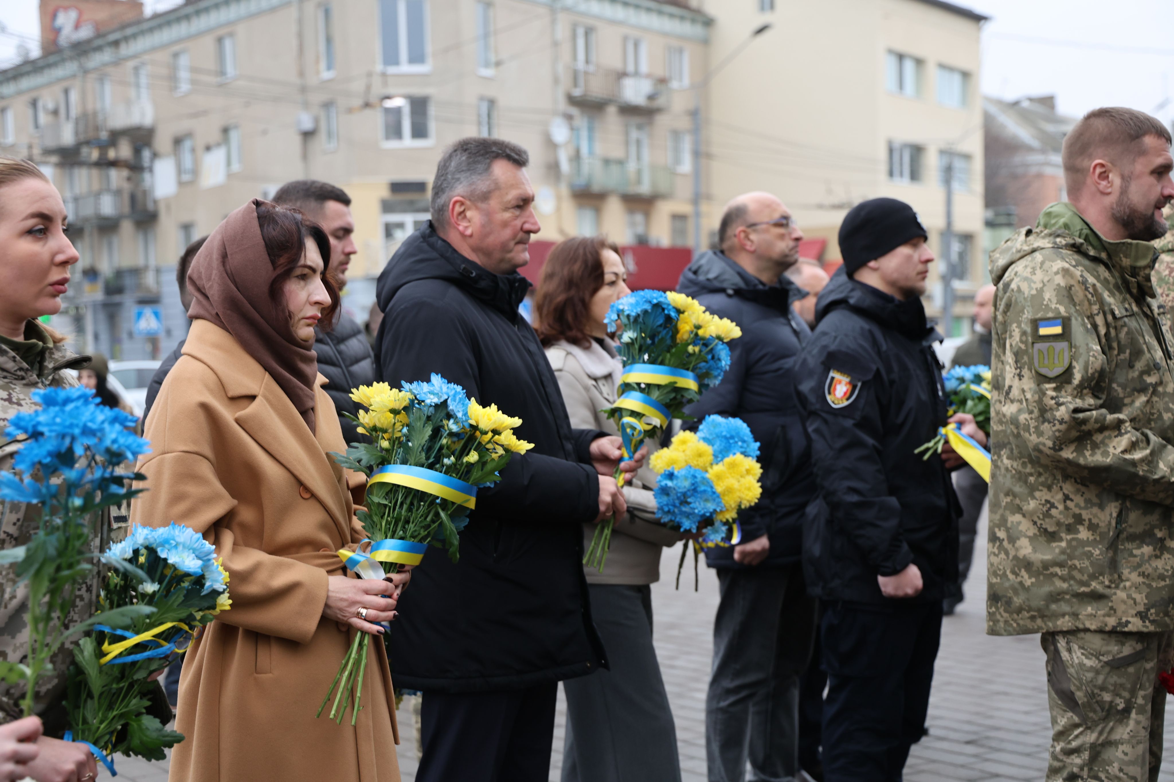 Ректор ВНУ імені Лесі Українки Анатолій Цьось узяв участь у пам’ятних заходах до Дня Гідності та Свободи