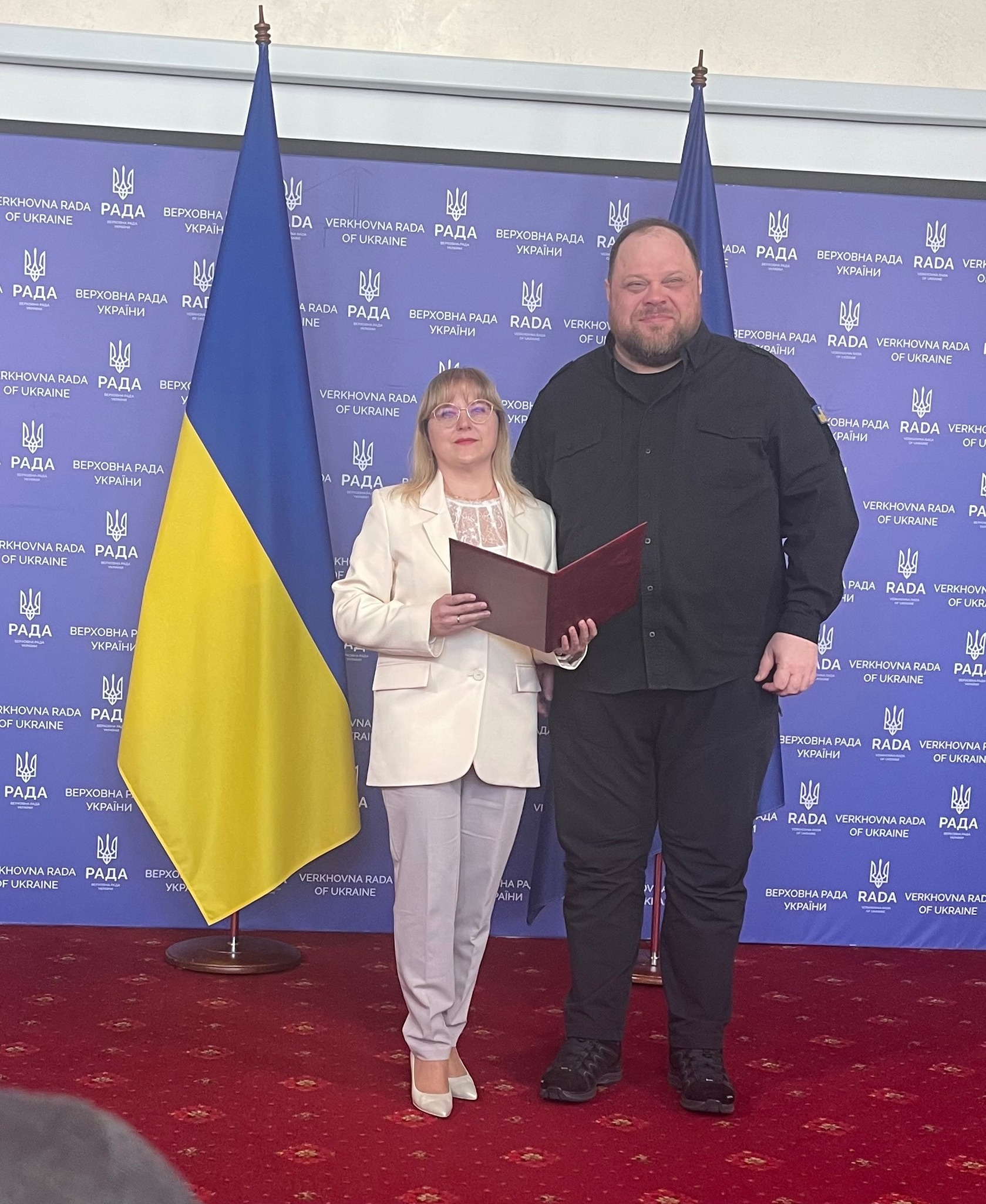 Вітаємо з отриманням державної нагороди професора Наталію Бєлікову