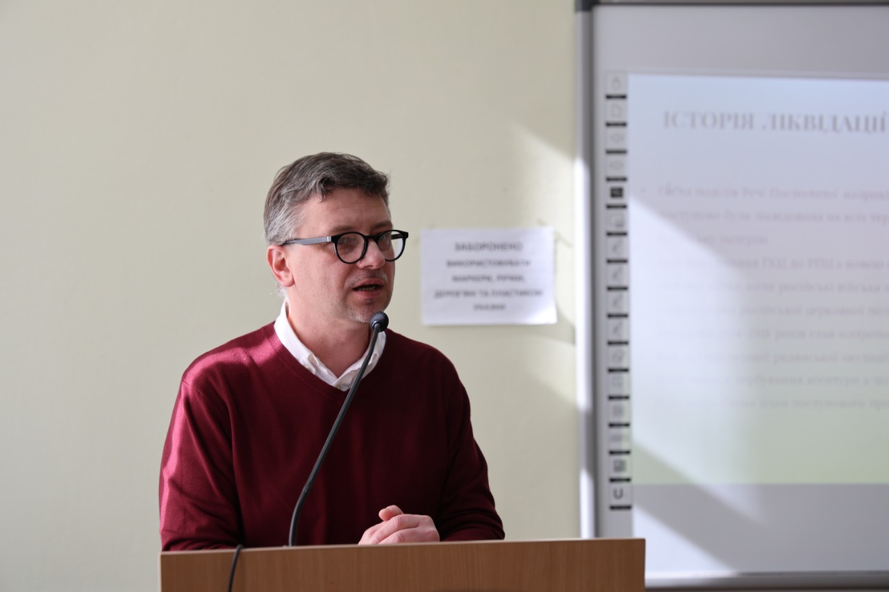 В Університеті з відкритою лекцією виступив Анатолій Бабинський