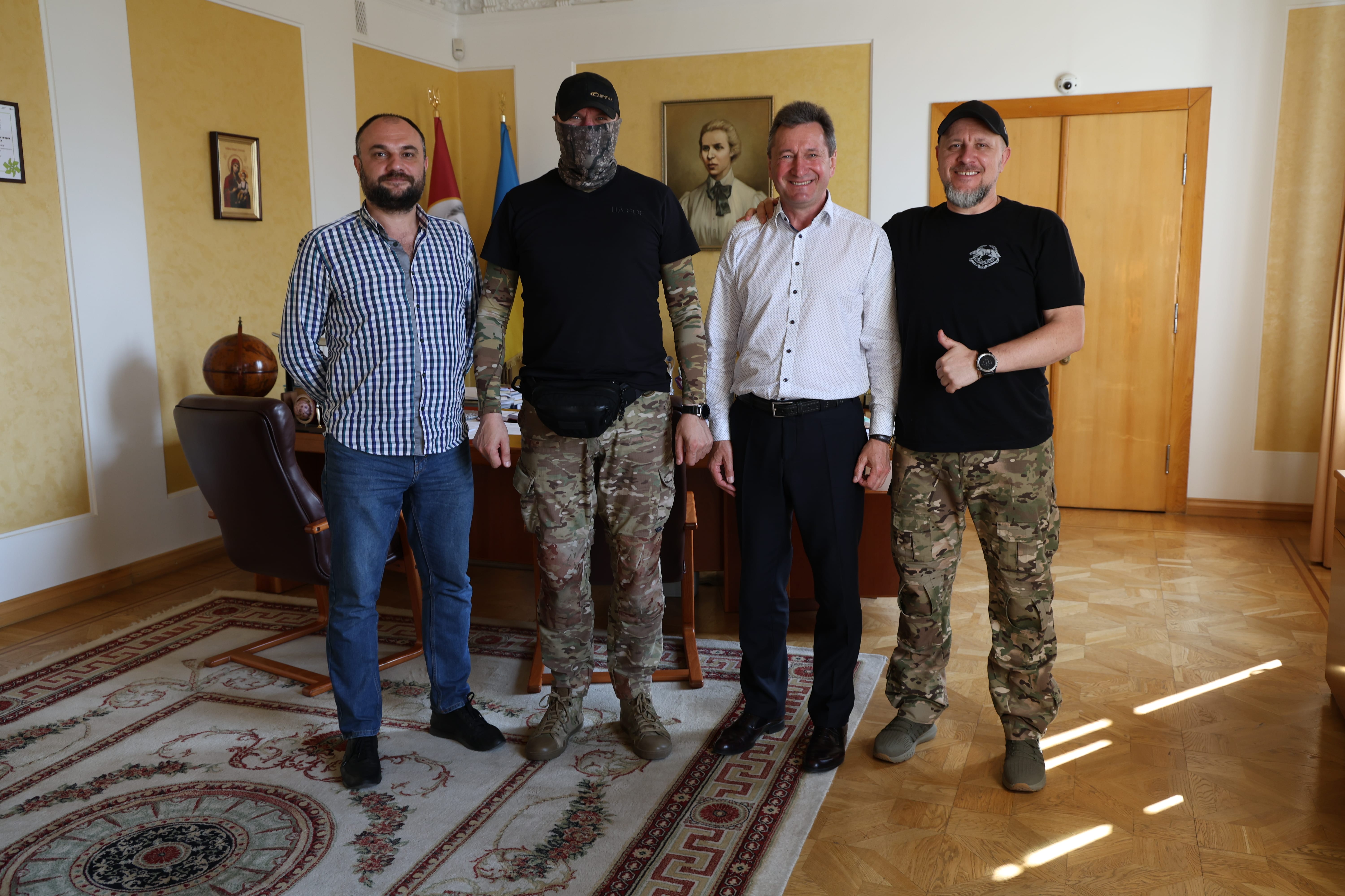 Зустріч в. о. ректора з військовими Сил спеціальних операцій ЗСУ