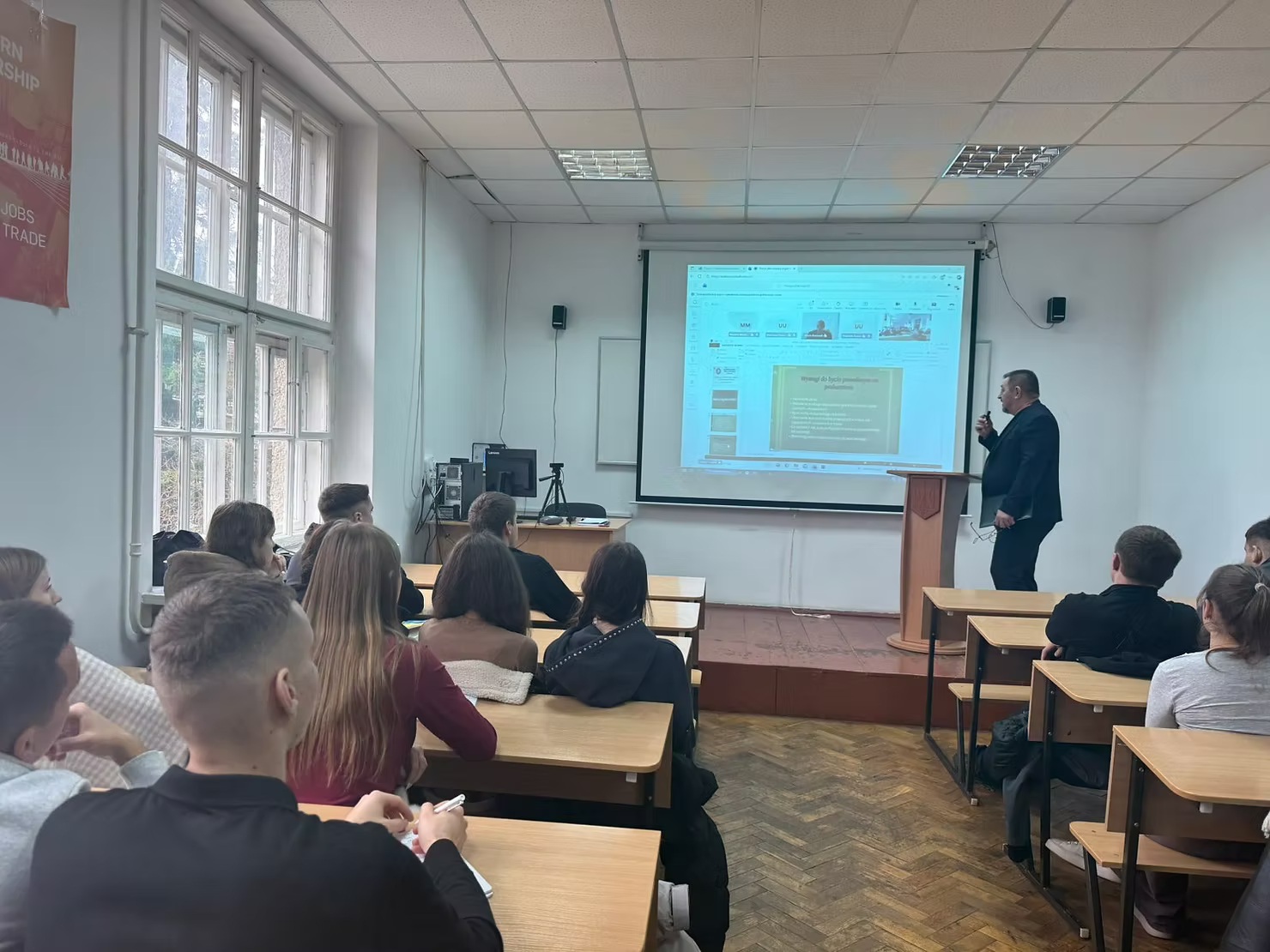 Гостьова лекція полковника поліції, професора Зенона Романека (Zenon Romanek) для студентів спеціальності «Правоохоронна діяльність»